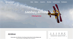 Desktop Screenshot of leesburgairshow.com